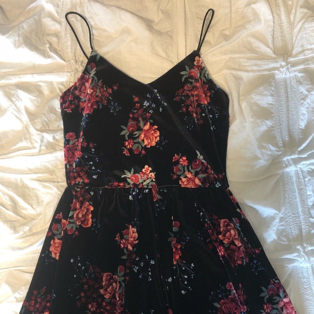 h&m velvet romper